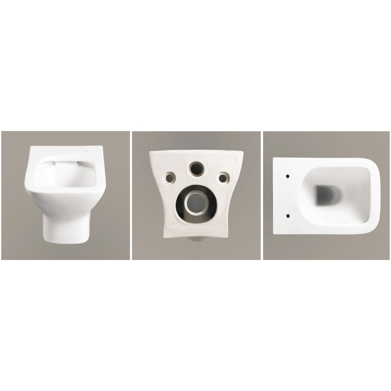 Унитаз подвесной безободковый белый Ceruttispa Elleros Aria PP CT10481 - изображение 6