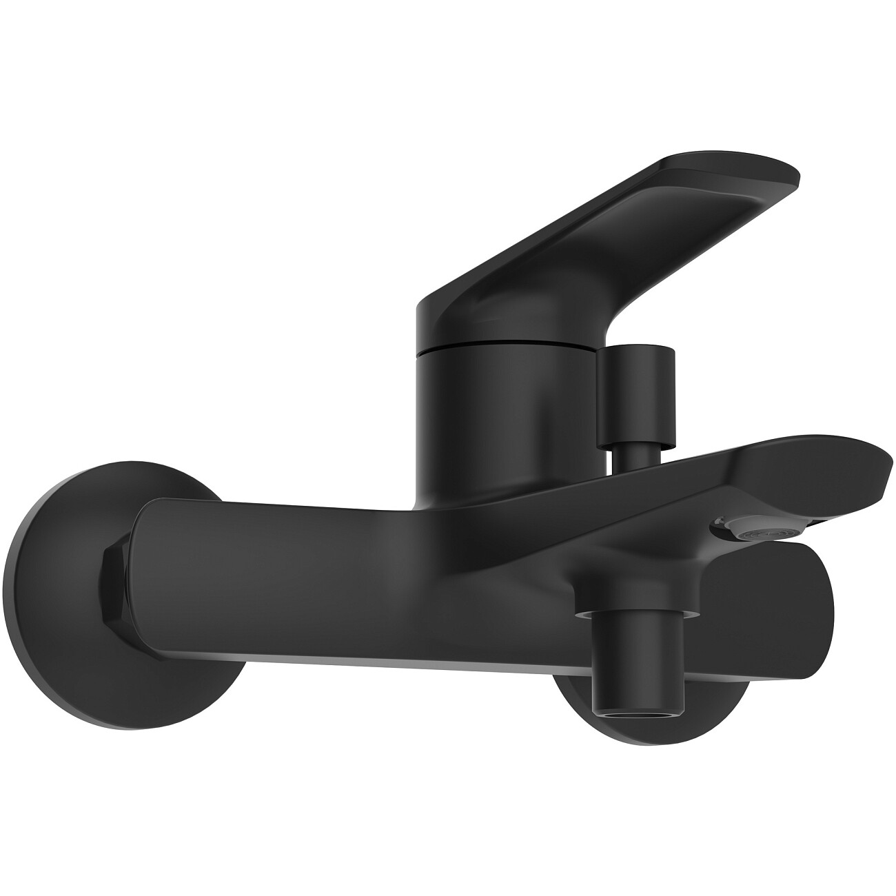 Смеситель для ванны с душем настенный черный Stworki "Вирклунд" S05100BK - изображение 8