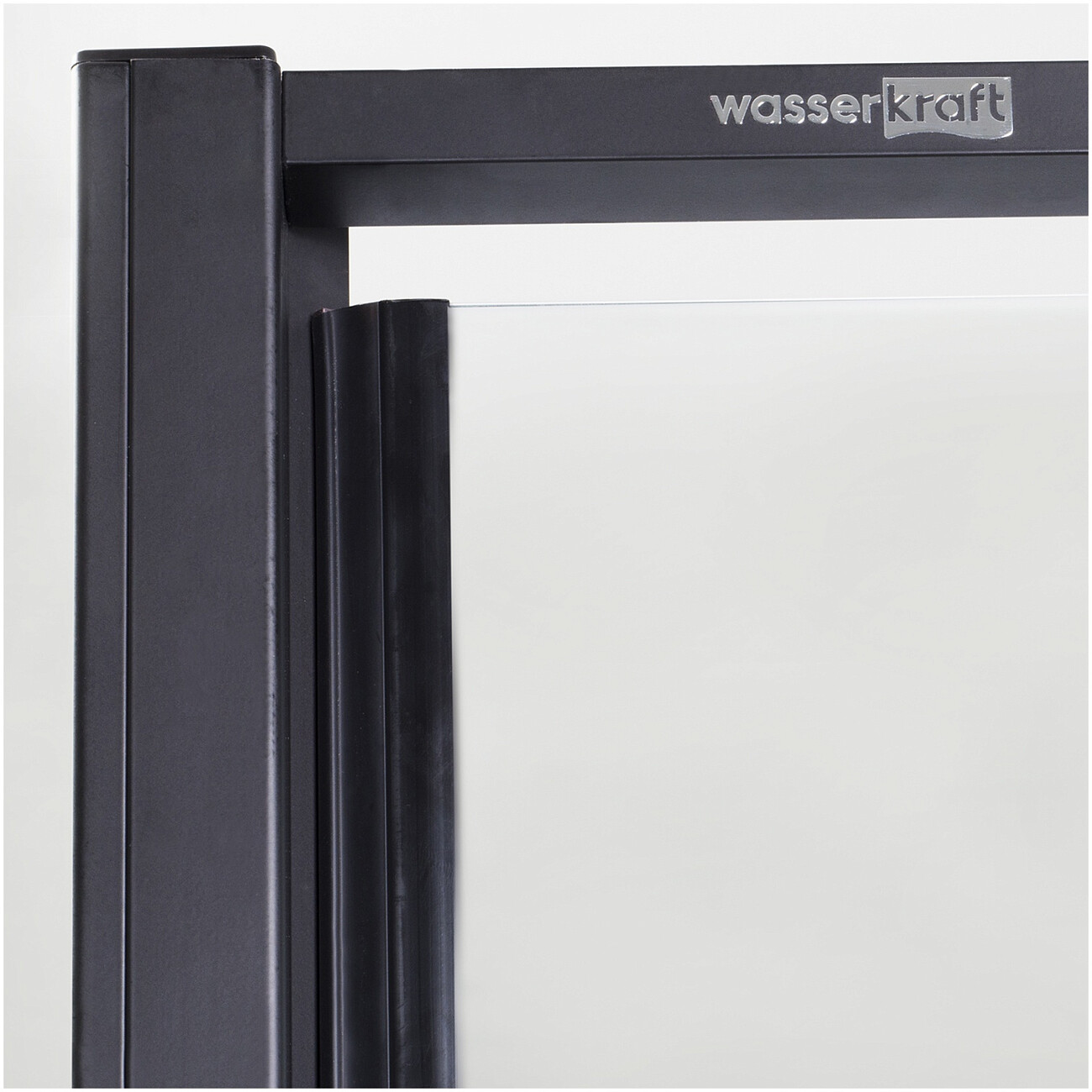 Душевой уголок прямоугольный 120х90 см черный Wasserkraft Elbe 74P07 - изображение 14