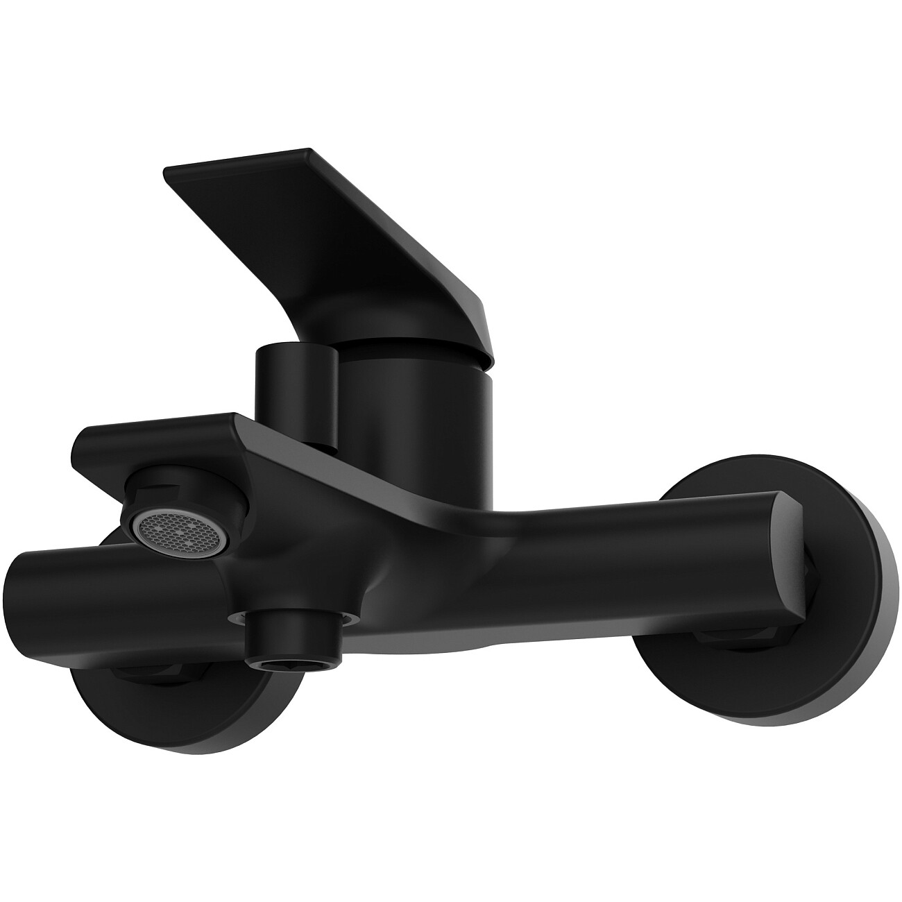 Смеситель для ванны с душем настенный черный Stworki "Монтре" S30100BK - изображение 8