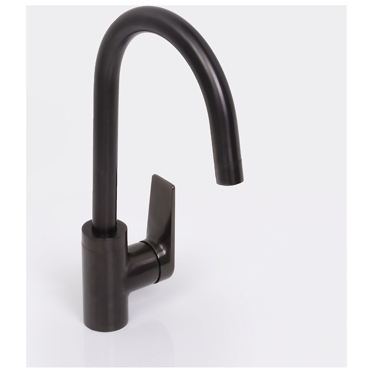 Смеситель для кухни из латуни оружейная сталь Wasserkraft 8407 - изображение 8