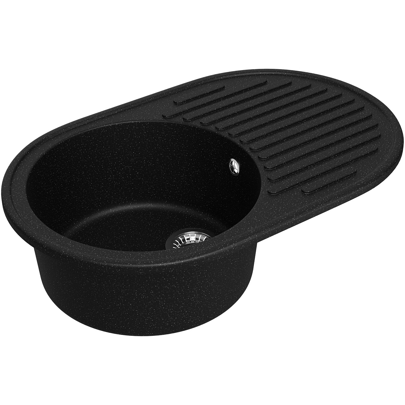 Мойка кухонная черная Domaci "Болонья" М-11-002 - изображение 9