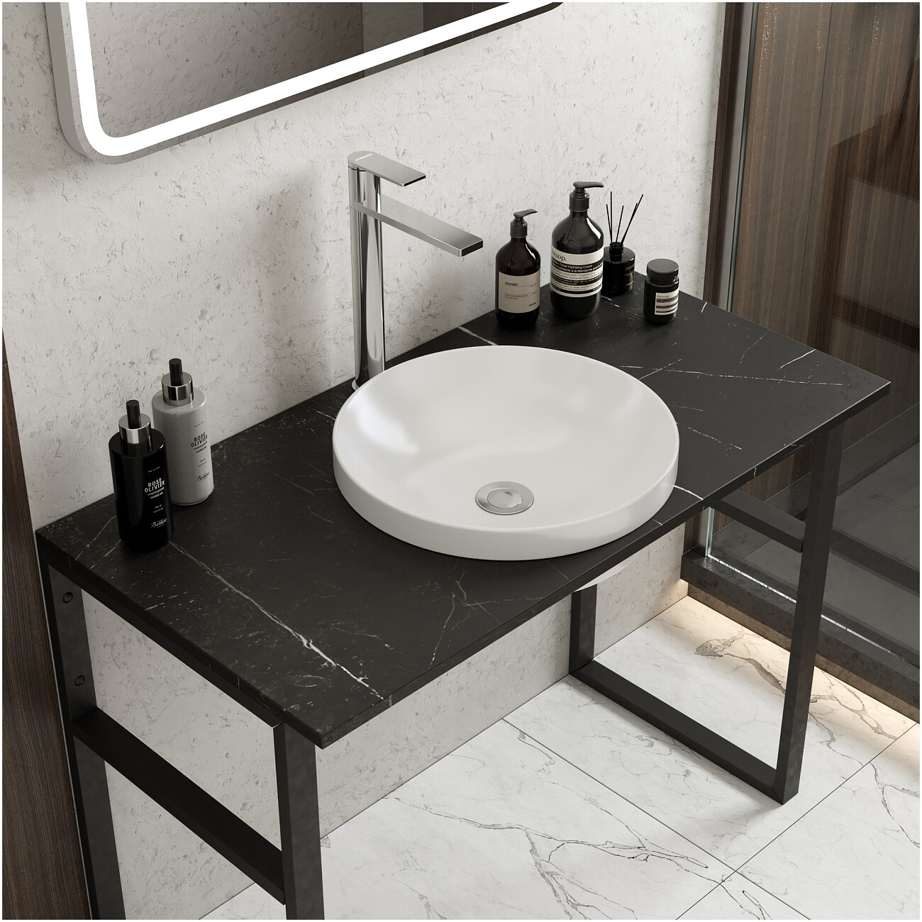 Смеситель для раковины однорычажный хром Stworki "Олланд" S01020CR - изображение 6