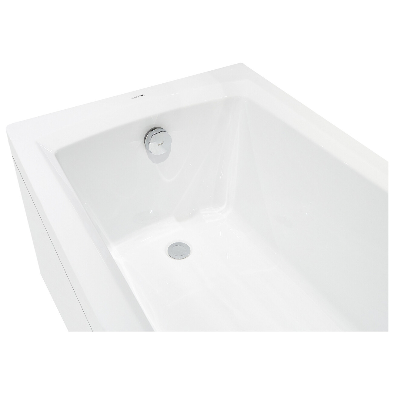 Ванна акриловая прямоугольная 75х170 см белая Creto Ares 1-1144 - изображение 4