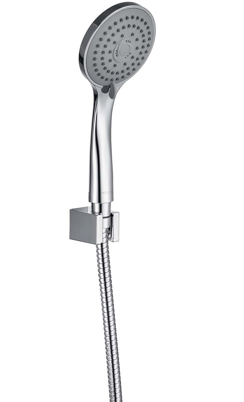 Душевой комплект с верхним душем 4 в 1 хром Aquatek "Вега" AQ1073CR - изображение 7