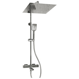 Душевой комплект с термостатическим смесителем хром Wasserkraft A199.119.126.087.CH Thermo