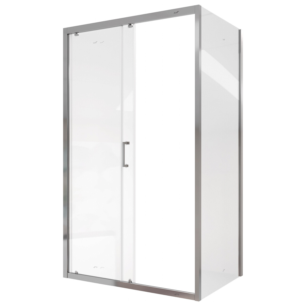 Душевой уголок прямоугольный 120х80 см хром Cerutti SPA Gloria 120 - изображение 3