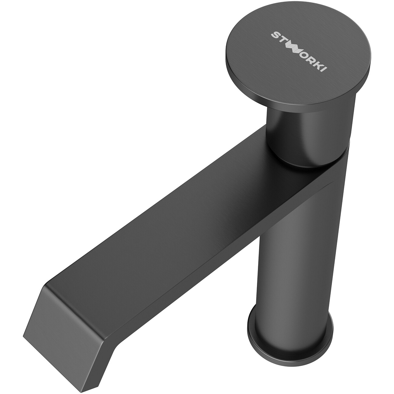 Смеситель для раковины однорычажный вороненая сталь Stworki "Лерум" S04010GB - изображение 10