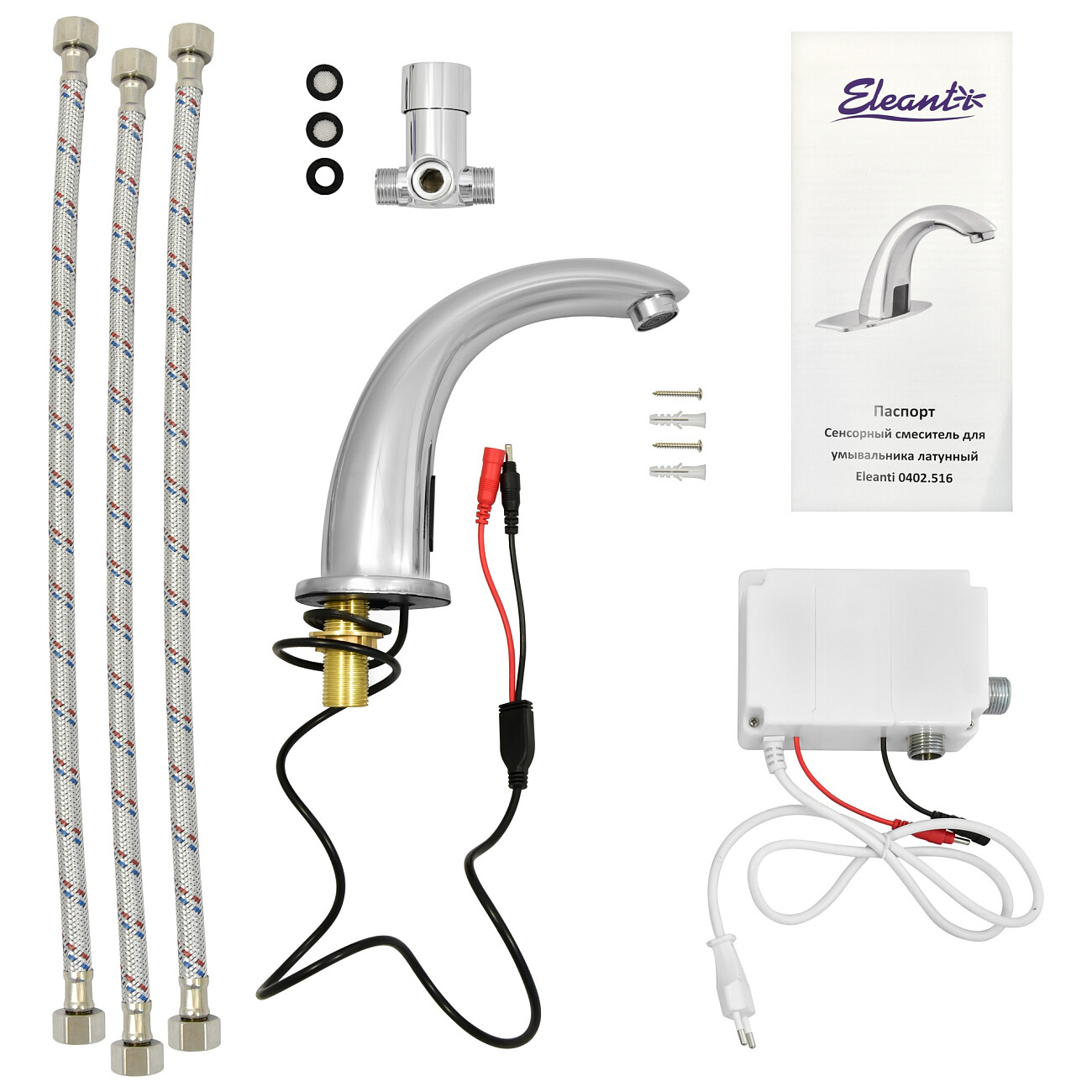 Смеситель для раковины сенсорный хром Eleanti Onyx 0402.516 - изображение 17