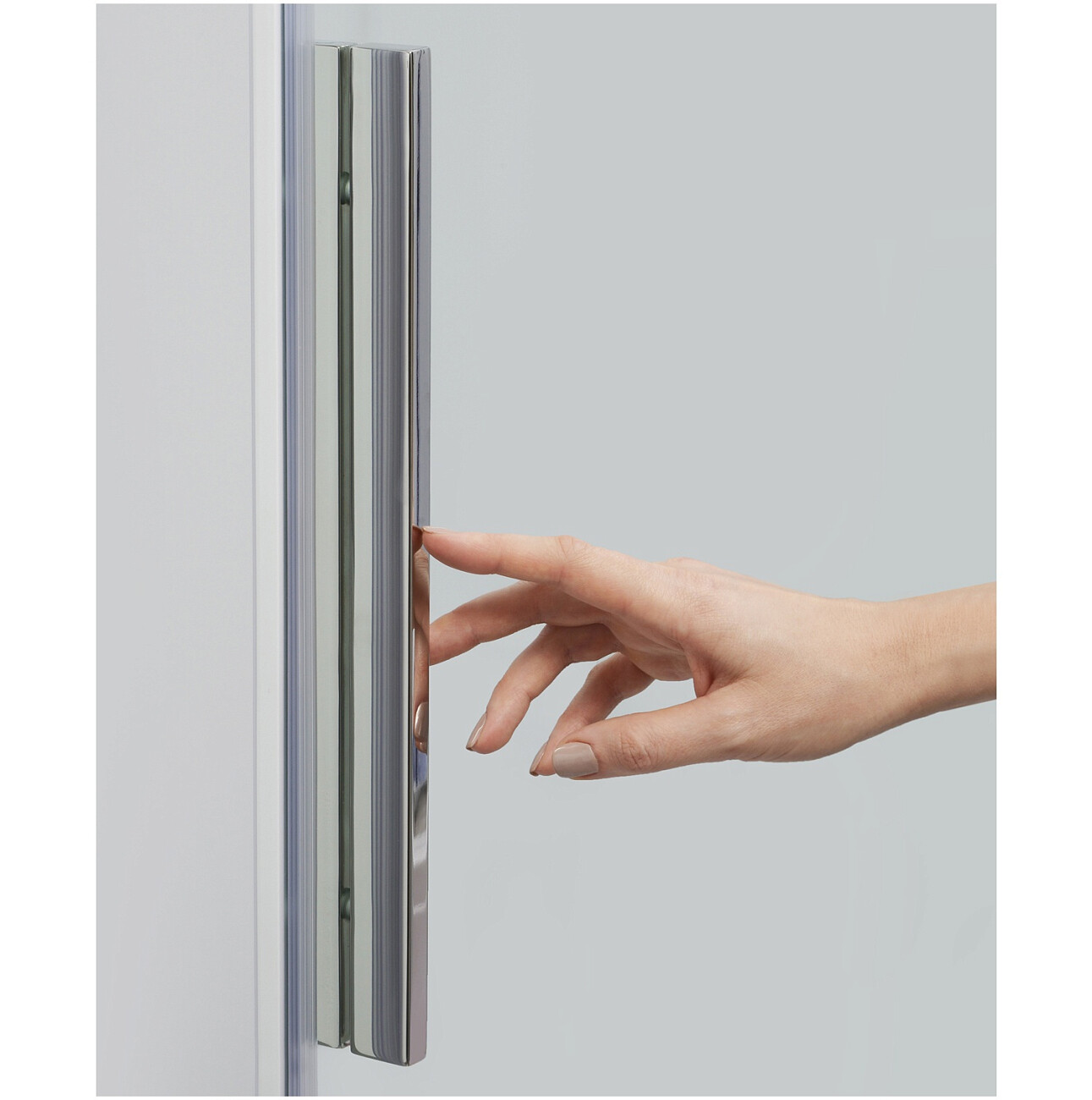 Душевая дверь раздвижная 120х200 см прозрачная, хром Wasserkraft Dinkel 58R05 - изображение 16