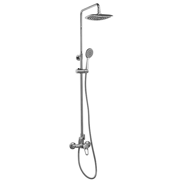 Душевая стойка с верхним душем и смесителем хром Lemark Omega LM3160C - изображение 1