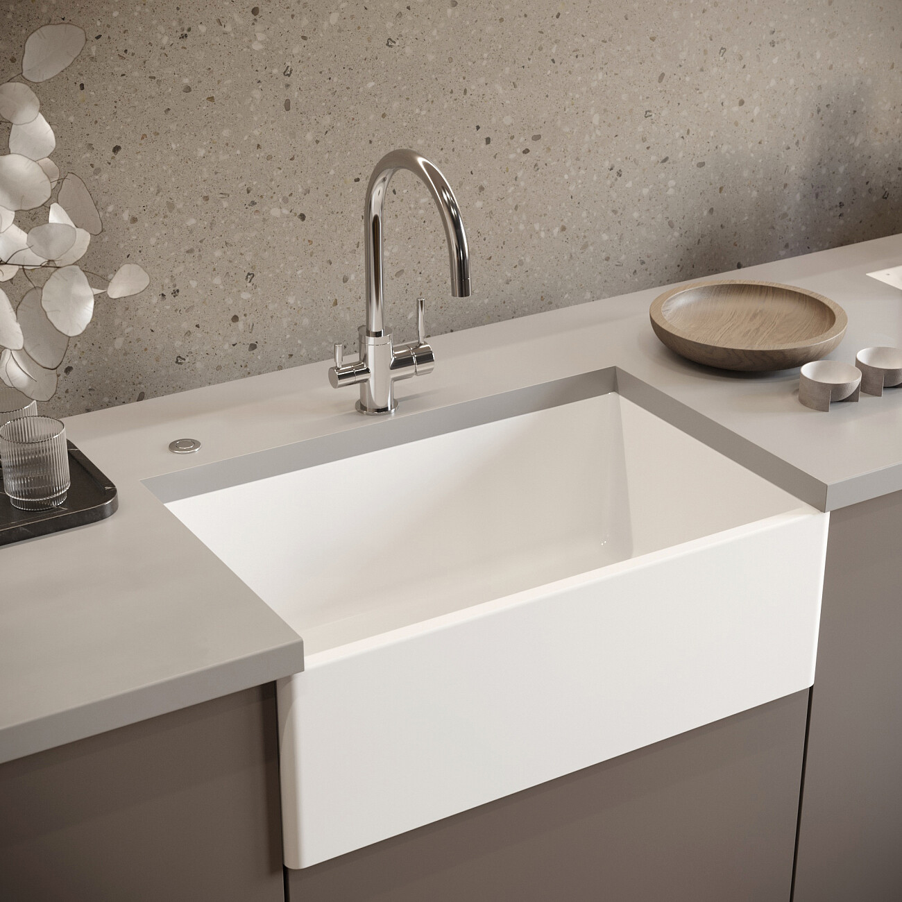 Мойка кухонная белый глянец Domaci "Сиена" 50276-101 - изображение 7