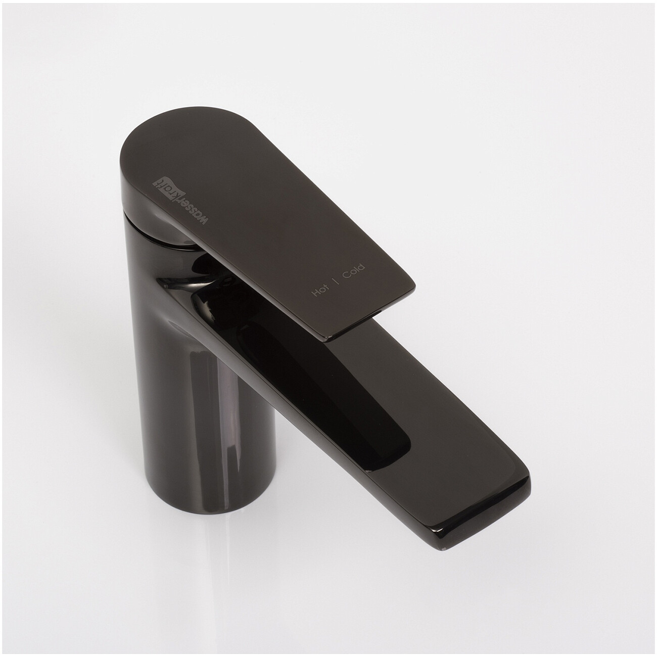 Смеситель для раковины из латуни черный Wasserkraft 6603 - изображение 4