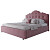 Кровать двуспальная 180х200 пыльная роза Palace