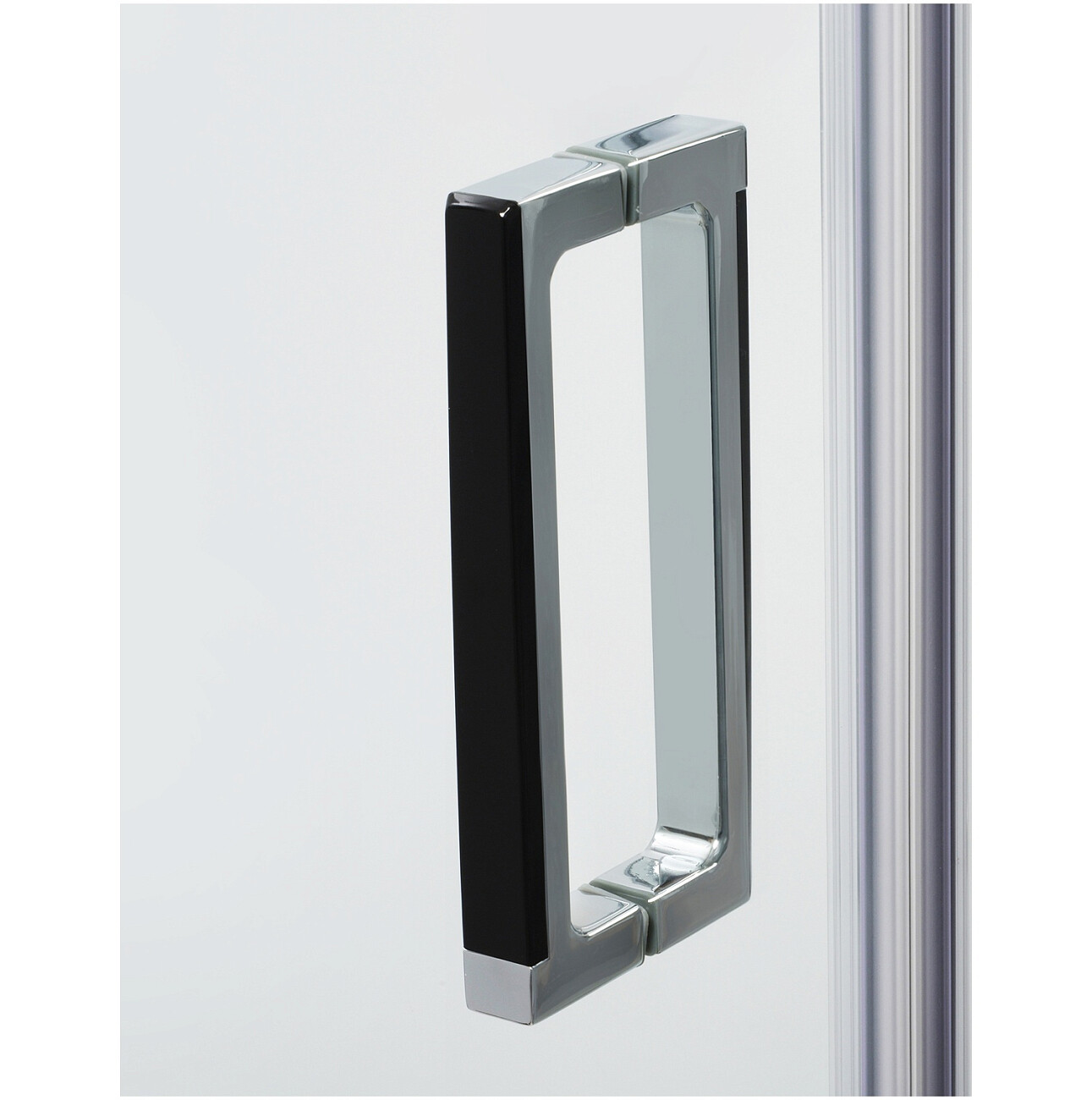 Душевой уголок прямоугольный 120х80 см хром Wasserkraft Aller 10H06RBLACK - изображение 14