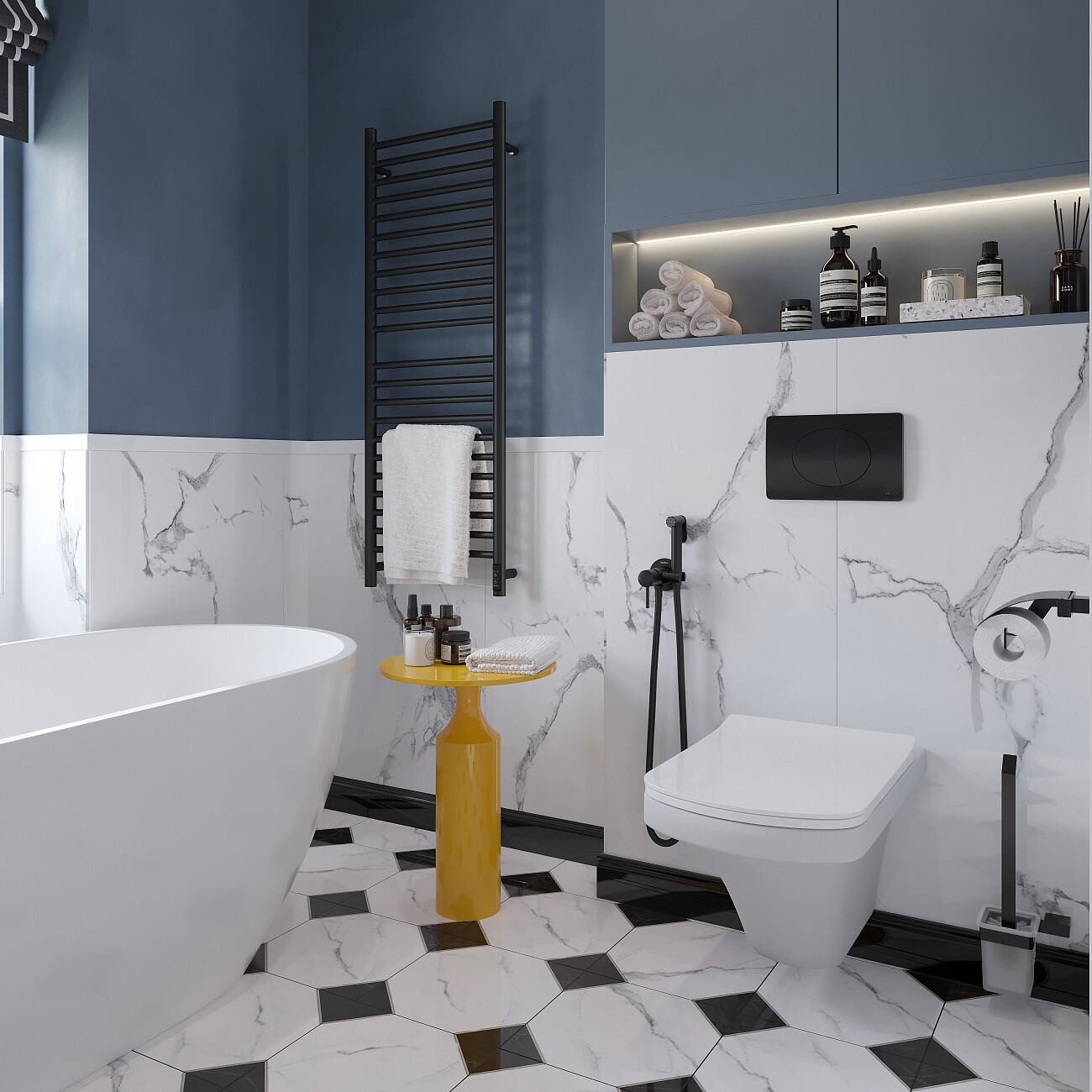 Кнопка смыва черная матовая Stworki 230858 - изображение 2