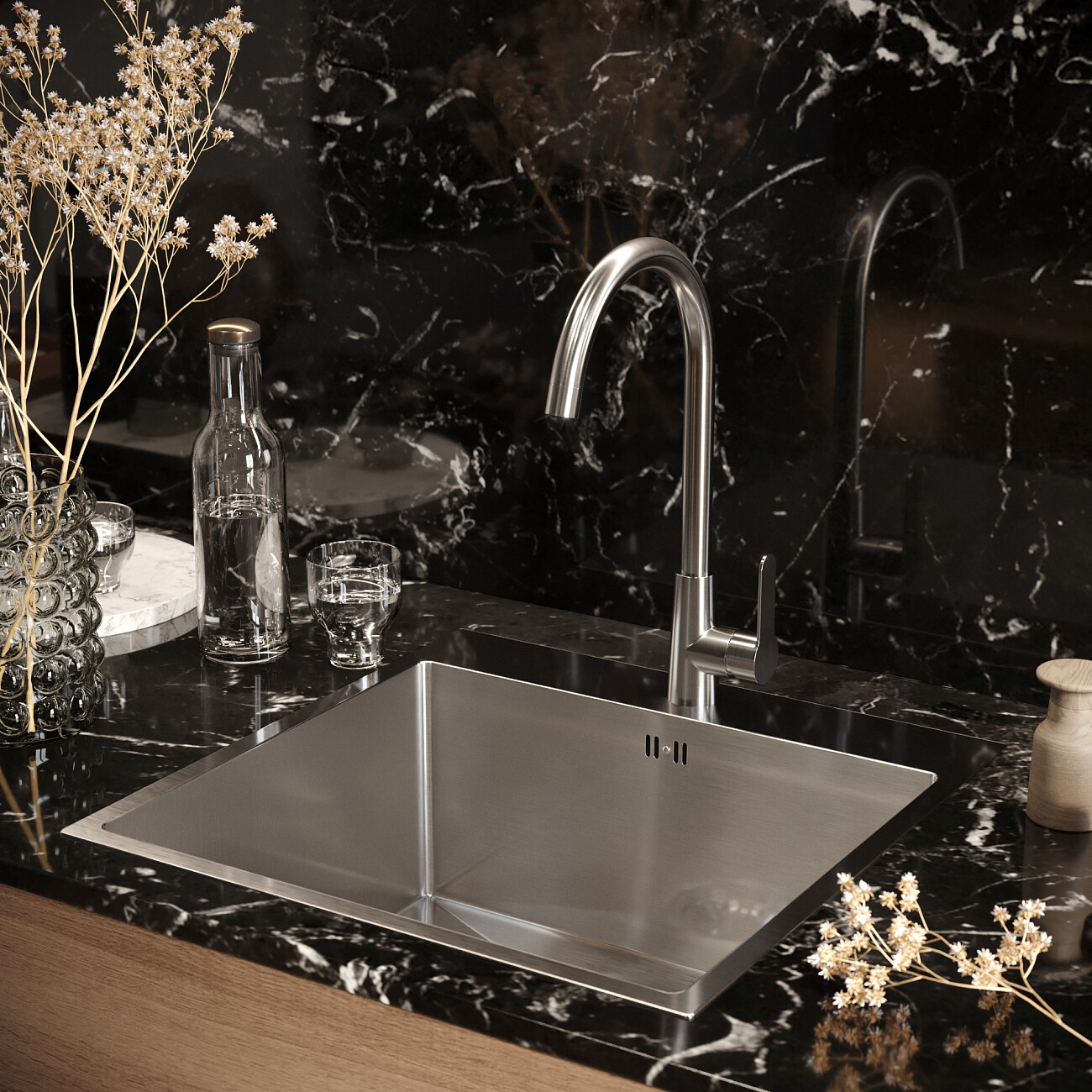 Смеситель для кухни однорычажный хром Domaci "Равенна" ND-05ni - изображение 4