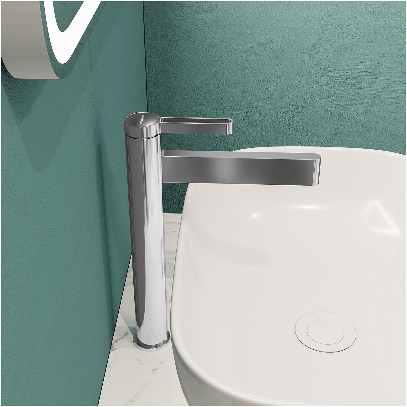 Смеситель для раковины однорычажный хром Stworki "Лександ" S09020CR - изображение 6