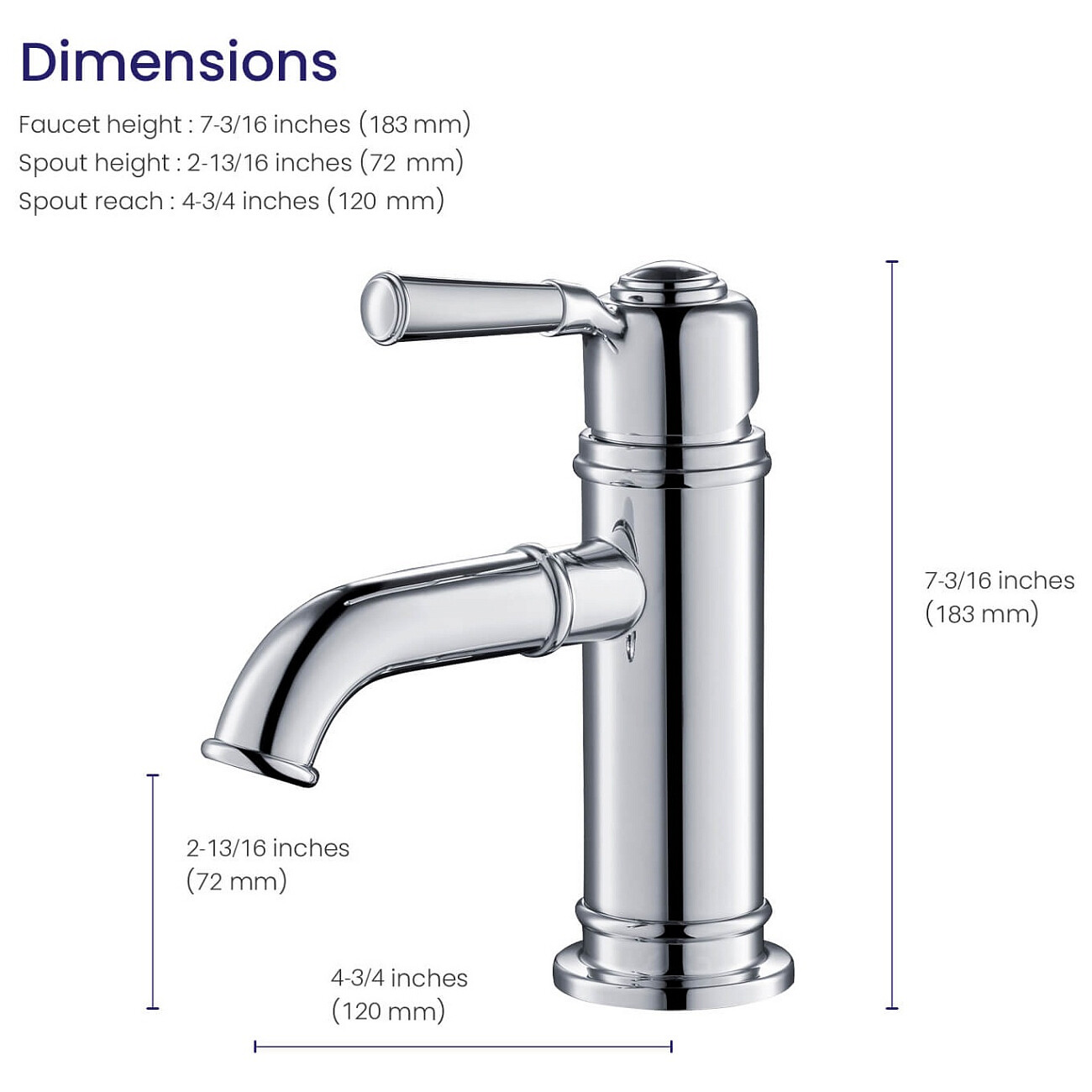Смеситель для раковины латунный хром Timo Arisa 5361-00F - изображение 3