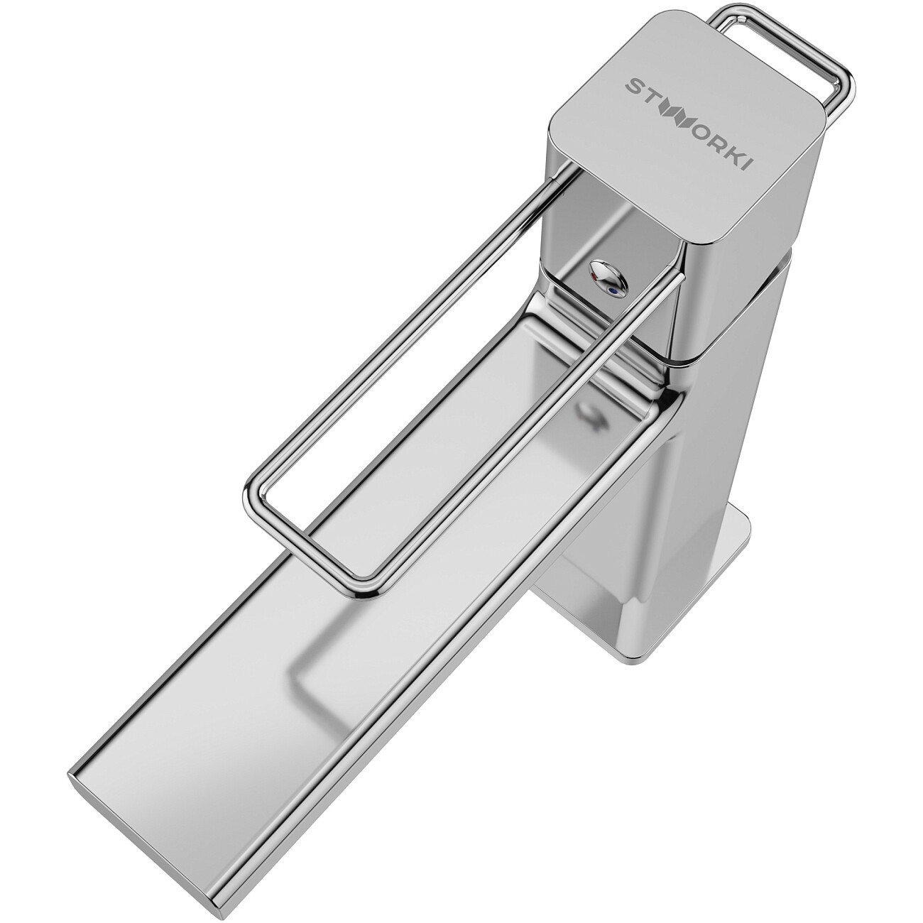 Смеситель для раковины однорычажный хром Stworki "Брамминг" S40010CR - изображение 10