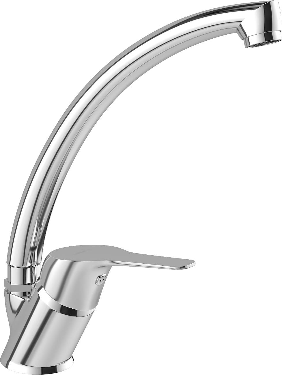 Мойка кухонная черная Domaci "Бьелла" DMC-17 со смесителем Mega MG-BMK016 - изображение 3