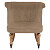 Кресло маленькое светло-коричневое со стяжкой Amelie French Country Chair