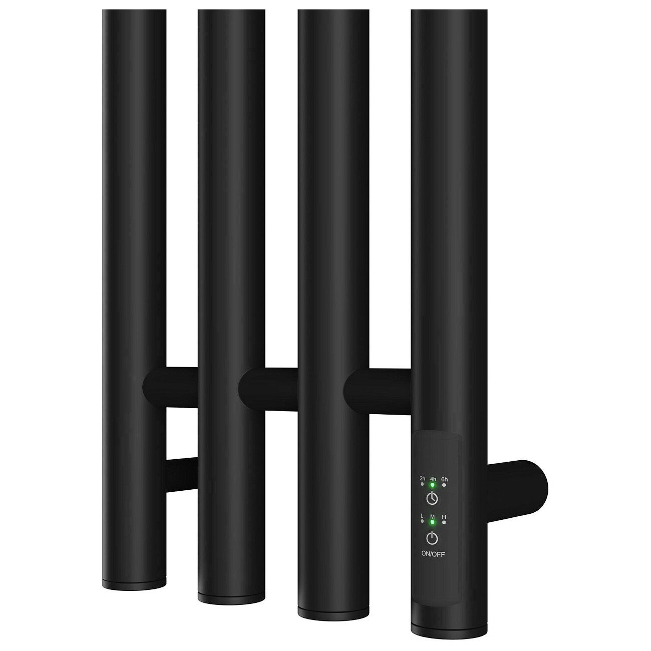 Полотенцесушитель электрический 120х18 см графит Point "Деметра П3" PN12832B - изображение 4