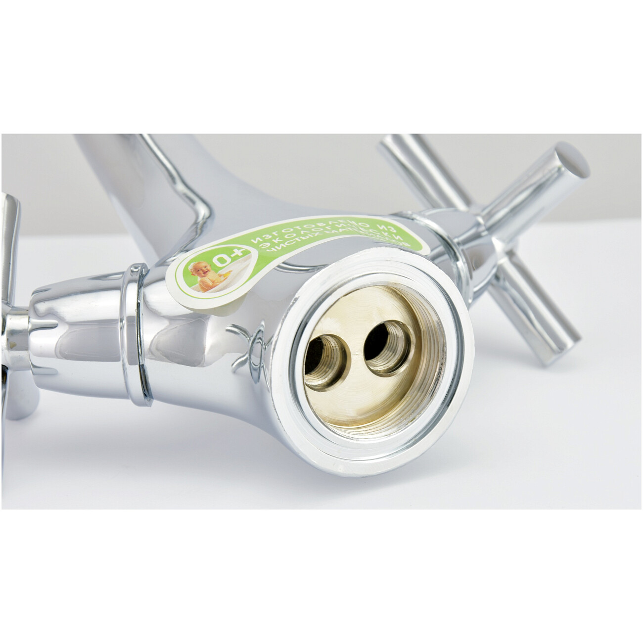 Смеситель для раковины двухвентильный хром Juguni Luxe Andromeda JGN0741 0402.722 - изображение 5