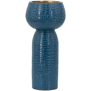 Ваза алюминиевая синяя Glasar LB78217-BLUE