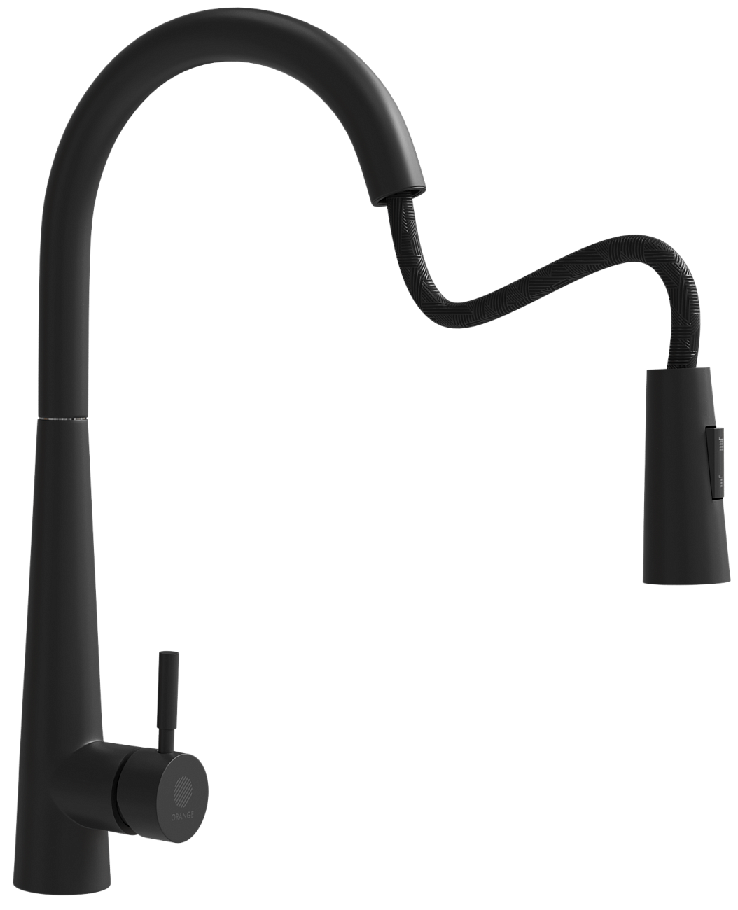 Смеситель для кухни однорычажный черный Domaci "Равенна" D99-007b - изображение 9