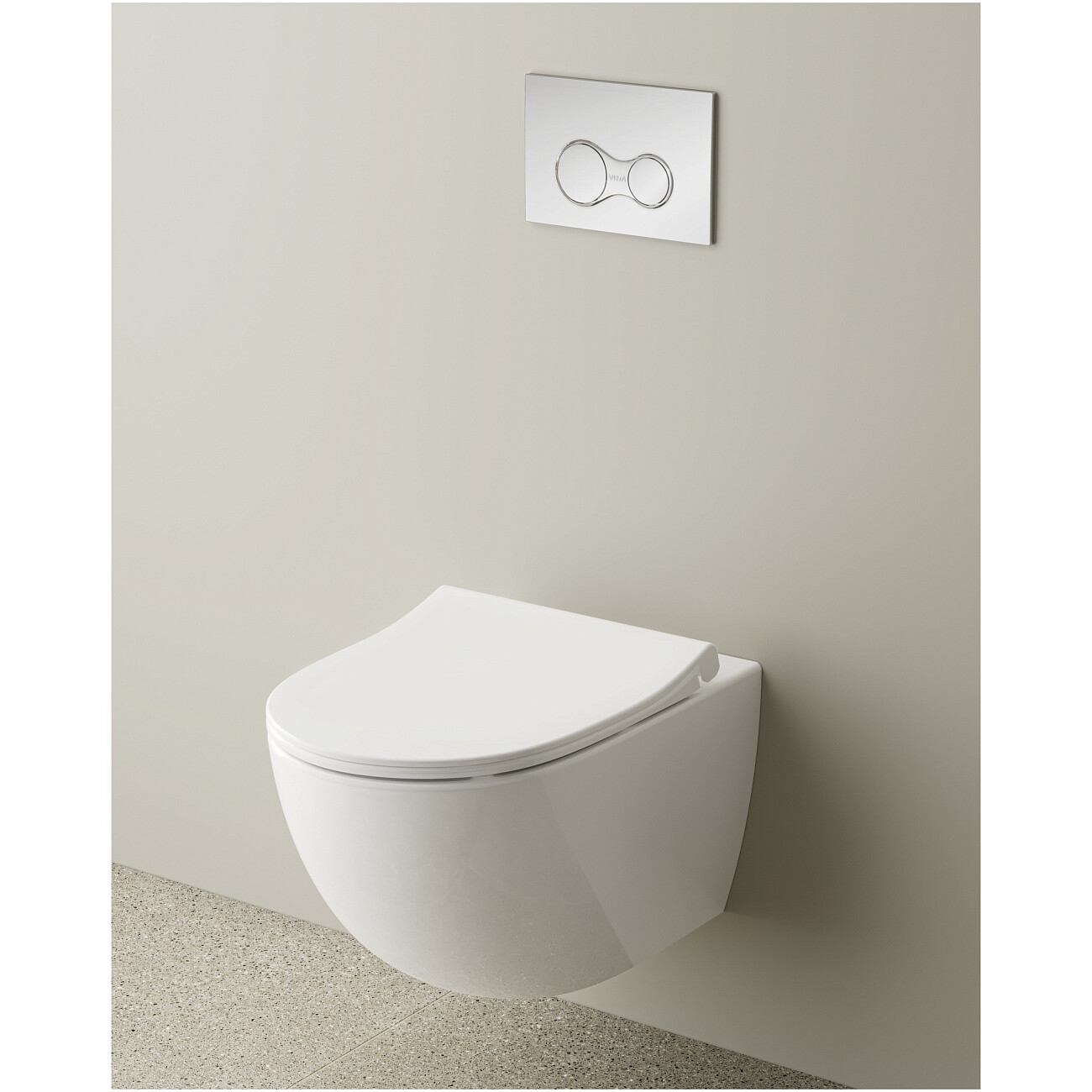 Унитаз подвесной безободковый с микролифтом белый Vitra Sento Rim-Ex 7748B003-0075 - изображение 2