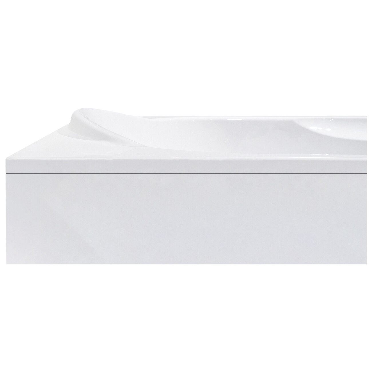 Ванна акриловая прямоугольная 70х150 см белая Creto Etna 1-1122 - изображение 4