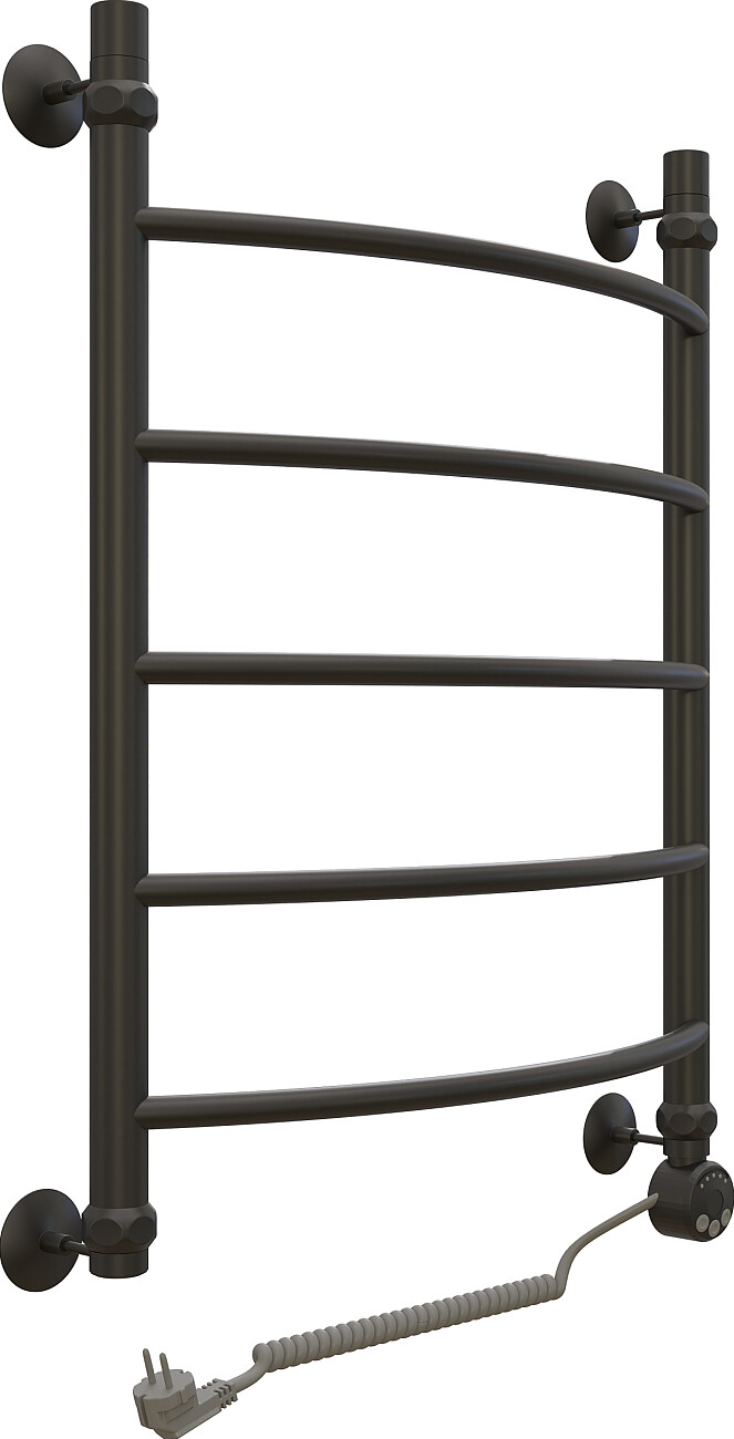Полотенцесушитель электрический 70х50 см черный матовый Ewrika "Сафо" D R - изображение 3