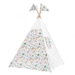 Вигвам Native Party с окном,карманом и флажками