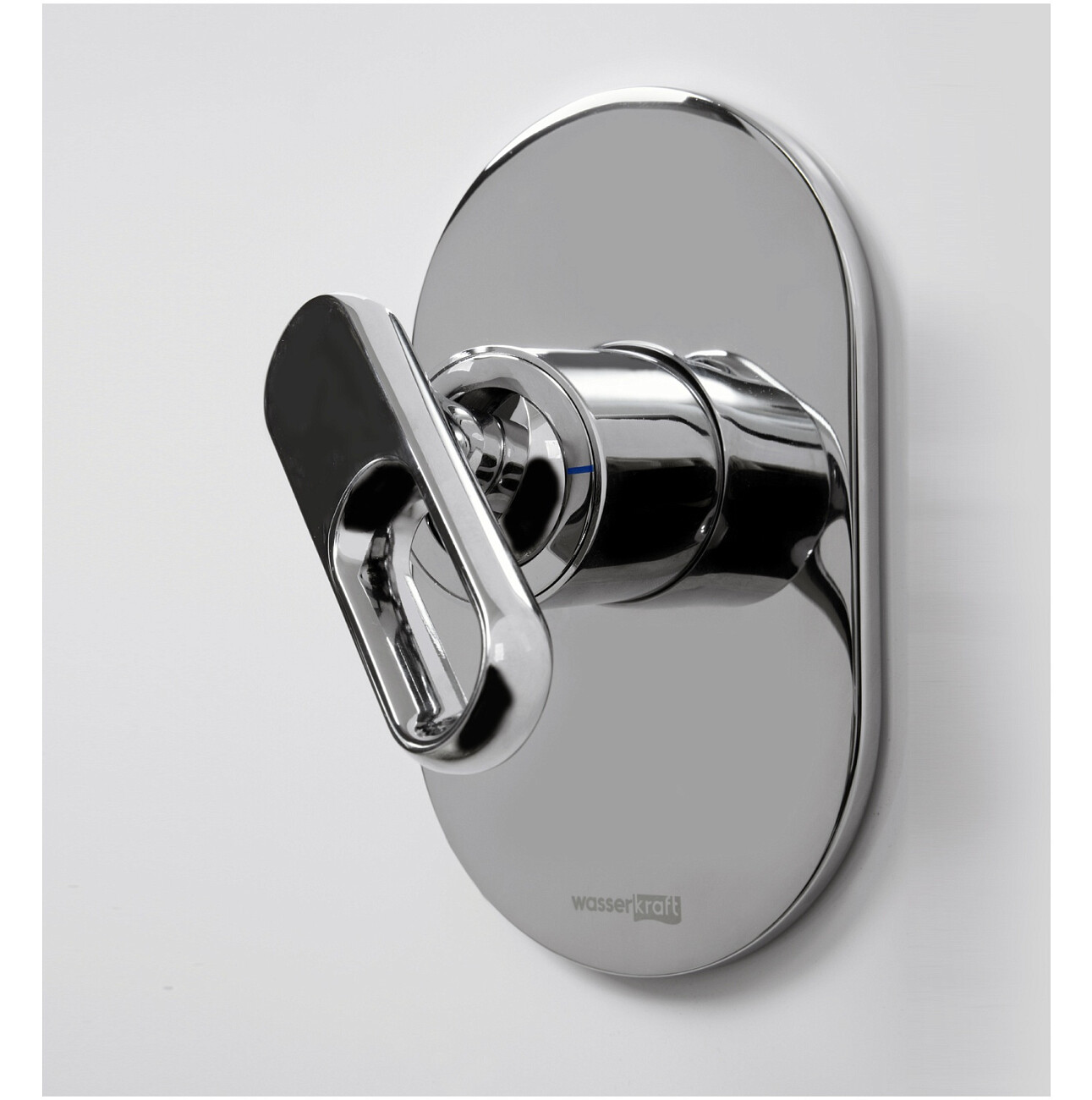 Смеситель для душа встраиваемый из латуни хром Wasserkraft 1851 - изображение 2
