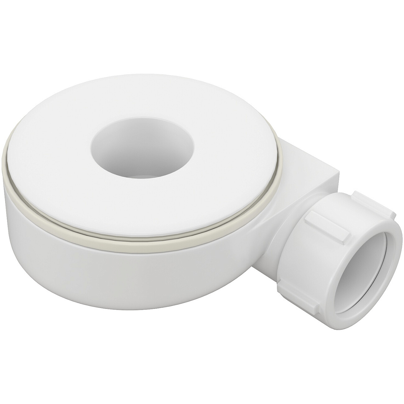 Сифон для поддона пластиковый 11,5х15 см белый Creto СЛ00094 сЛ00094 - изображение 2