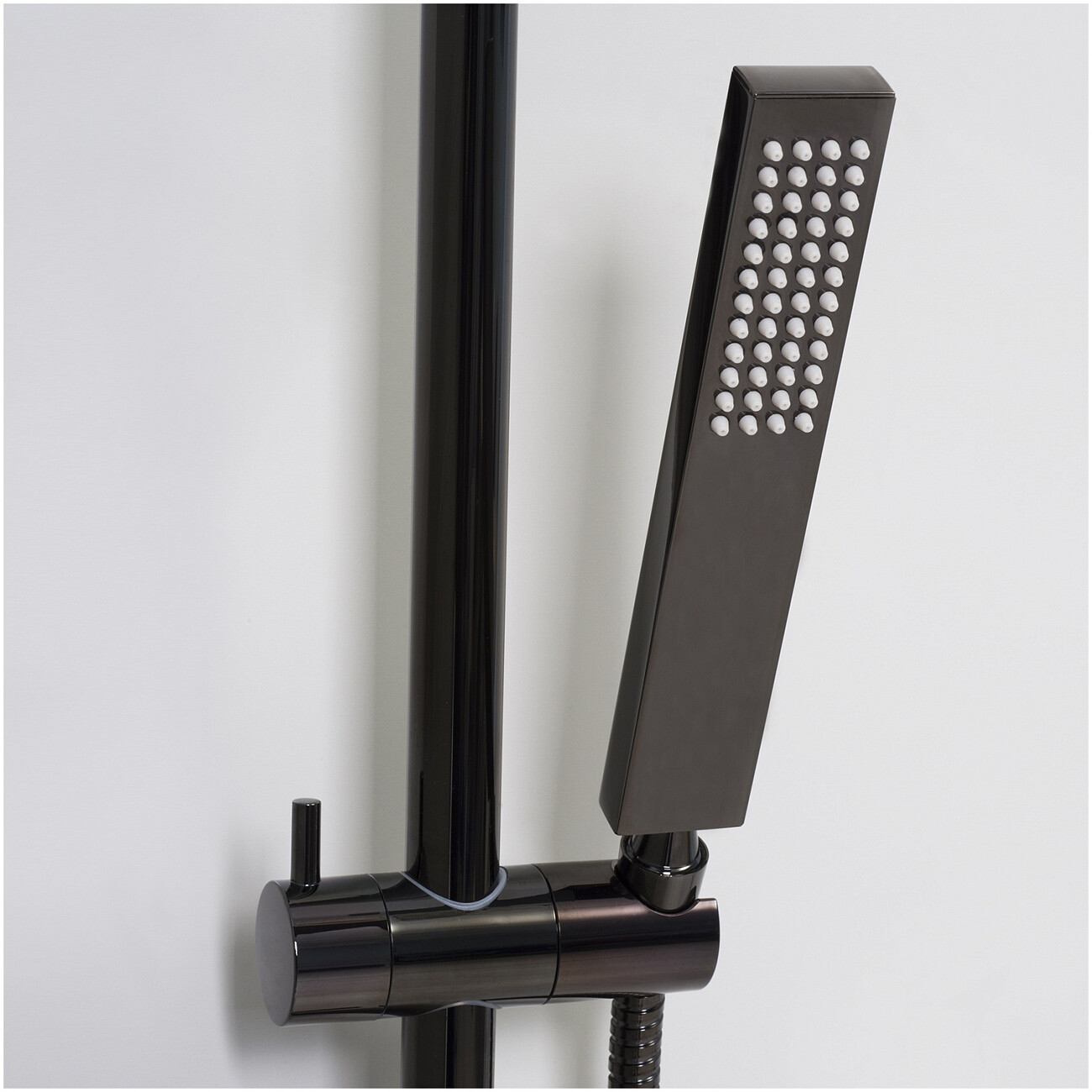 Душевая система со смесителем из латуни черная Wasserkraft A16701 - изображение 6