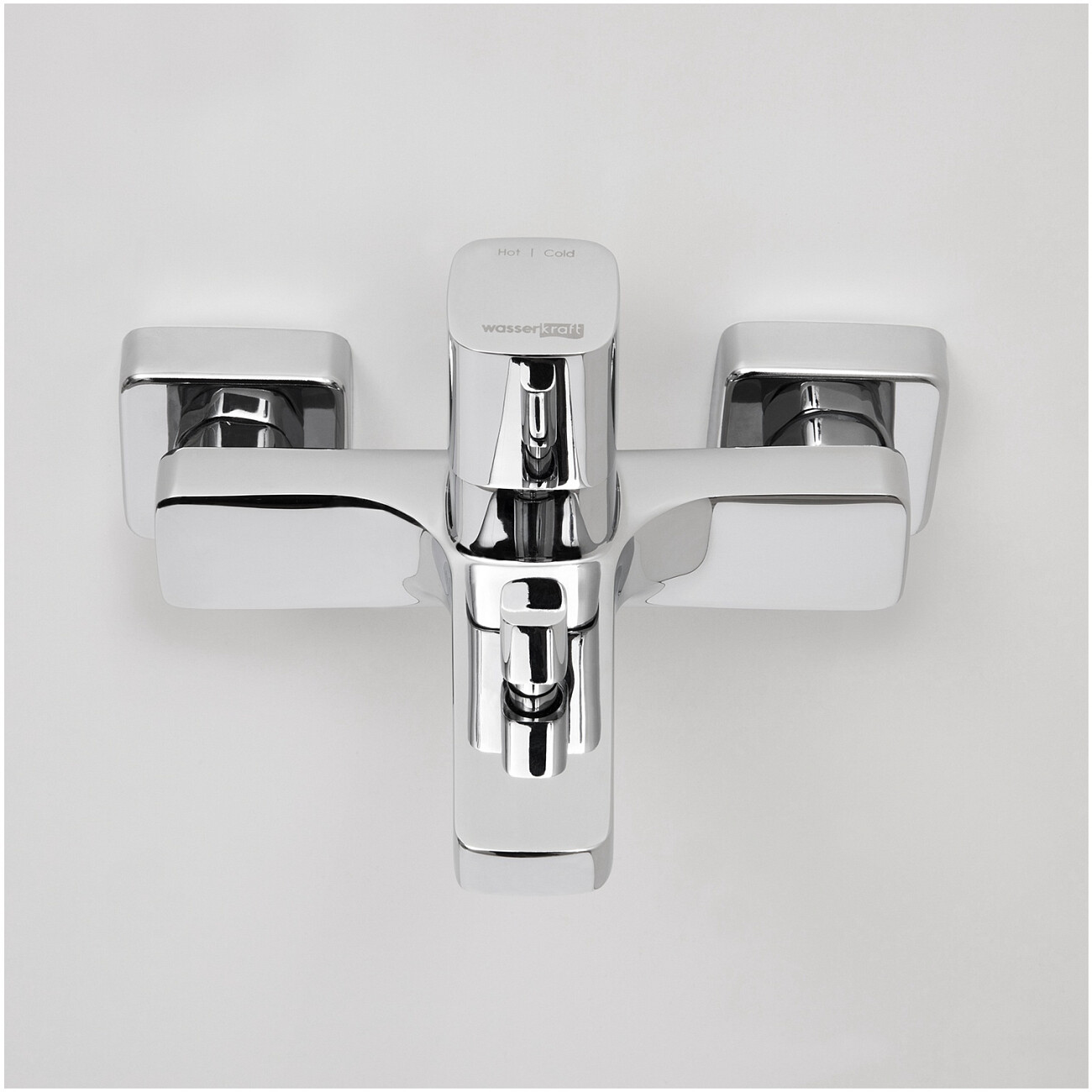 Смеситель для ванны и душа из латуни хром Wasserkraft 8601 - изображение 4