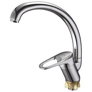 Смеситель для кухни однорычажный хром Solone KAD4-A043