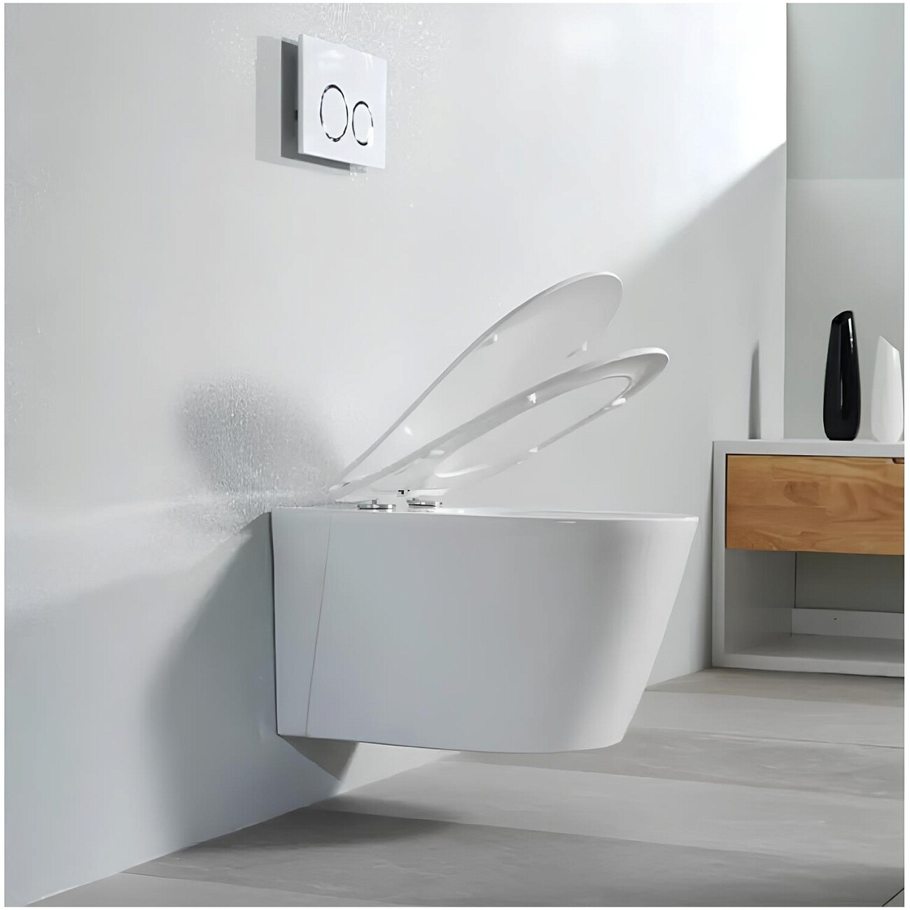 Унитаз подвесной безободковый белый Cerutti SPA Ortler Aria CT7182 - изображение 8