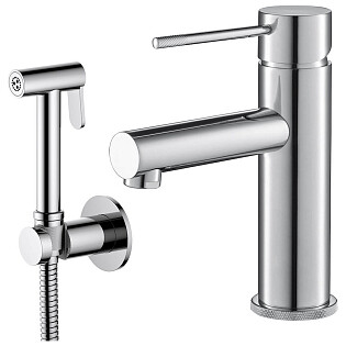 Гигиенический душ со смесителем для раковины хром Timo Saona 2360-00G