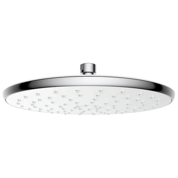 Лейка для верхнего душа круглая 23 см белая, хром Lemark LM8130C - изображение 1