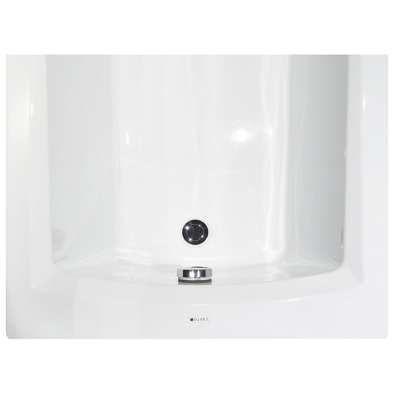 Ванна акриловая прямоугольная 75х170 см белая Creto Ares 1-1144 - изображение 5