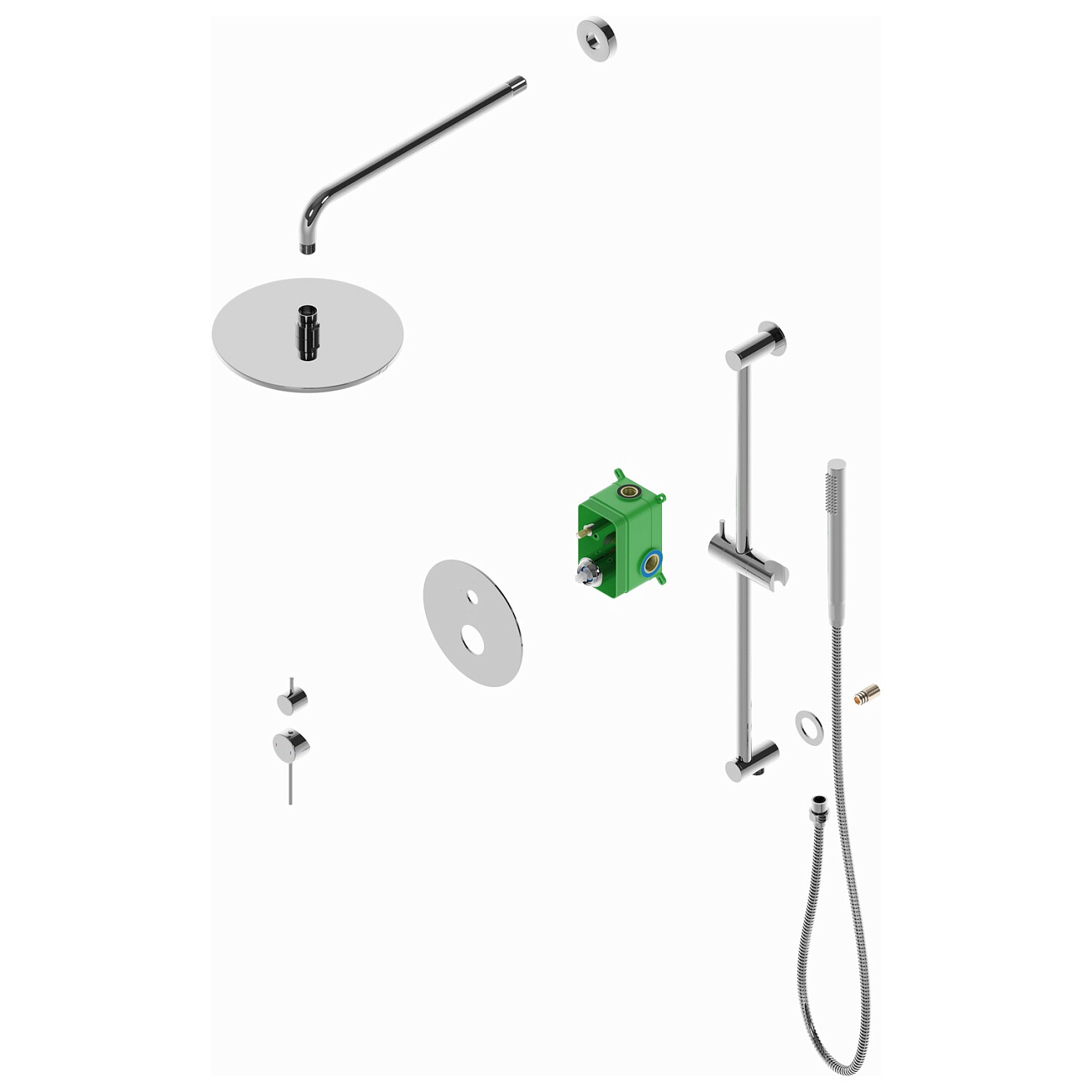 Душевая система встроенная хром Timo Saona SX-2309-00SM - изображение 4
