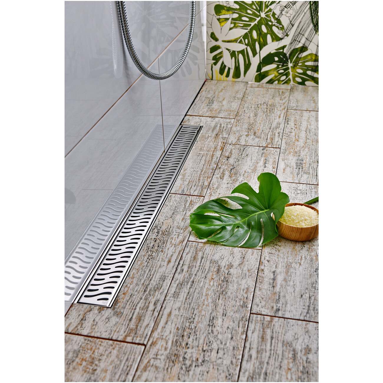 Душевой лоток с решеткой 75 см хром Creto Zigzag CRE-750 ZN - изображение 4