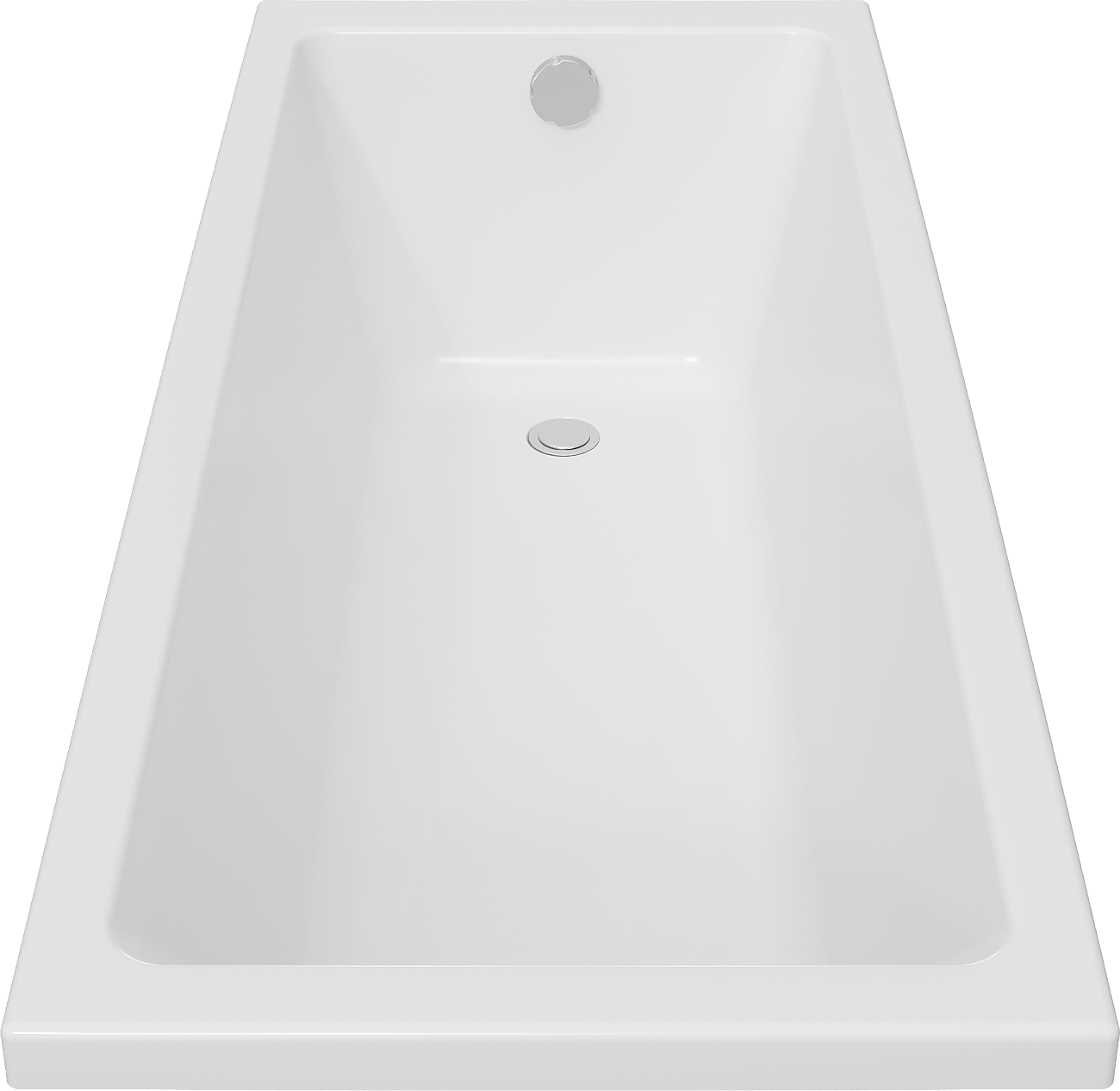 Ванна акриловая 70х160 см белая Diwo "Казань" Щ0000055164 - изображение 7