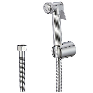 Гигиенический душ с держателем и шлангом хром D-Lin D61038