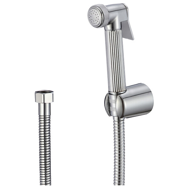 Гигиенический душ с держателем и шлангом хром D-Lin D61038 - изображение 1