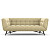 Диван Soja двухместный прямой бежевый
