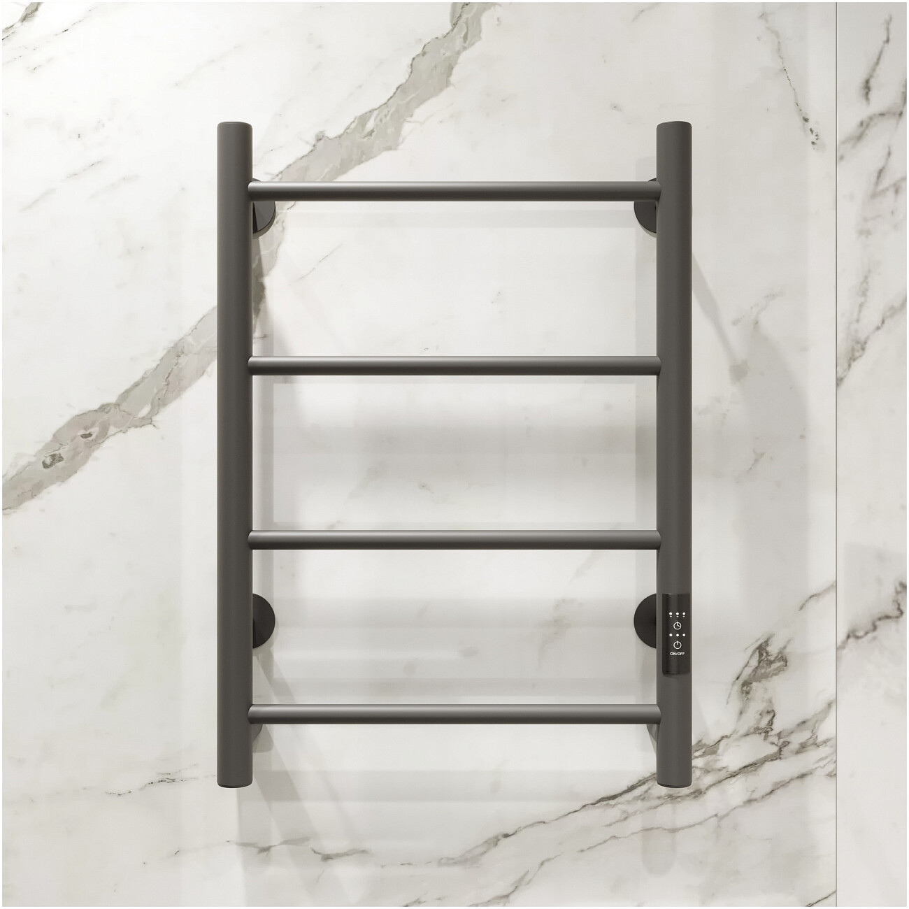 Полотенцесушитель электрический 60х40 см графит Ewrika "Сафо" PN СафоPN60х40графитЕ - изображение 6